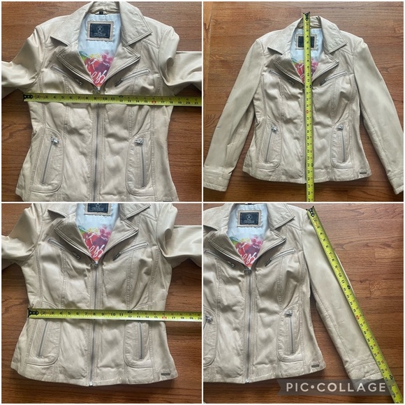 Rino & Pelle beige lamb leather jacket - Picture 14 of 14